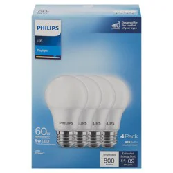 Philips Daylight 9-Watt (60-Watt) A19 Medium Base Led Light Bulbs