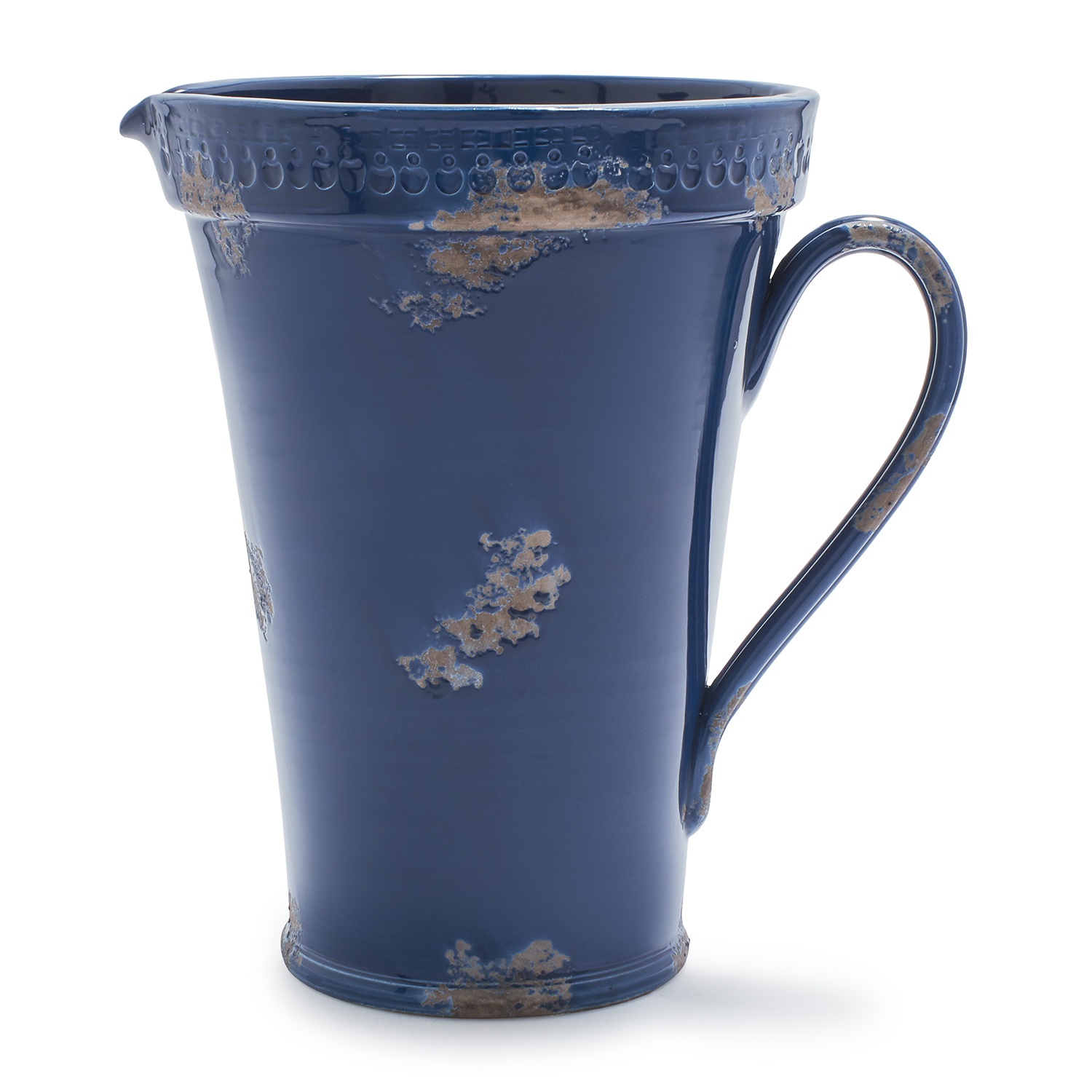 slide 1 of 1, Sur La Table Rustic Blue Pitcher, 1 ct