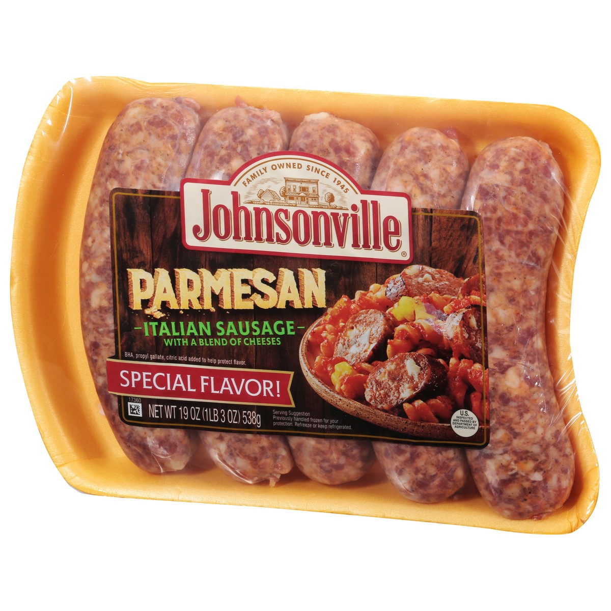 slide 11 of 13, Johnsonville Italian Sausage 19 oz, 19 oz