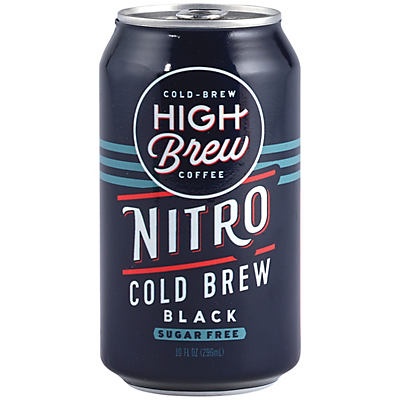 slide 1 of 1, High Brew Coffee Nitro Black Cold Brew, 12 oz