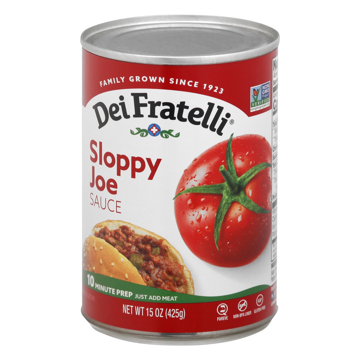 slide 8 of 13, Dei Fratelli Sauce Sloppy Joe, 15 oz