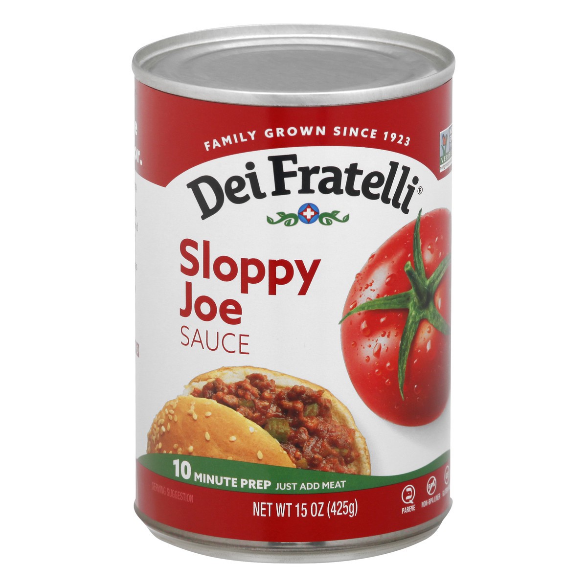 slide 13 of 13, Dei Fratelli Sauce Sloppy Joe, 15 oz