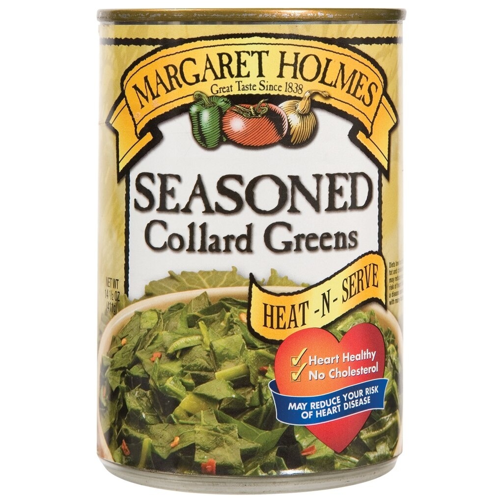 slide 1 of 1, Margaret Holmes Seasoned Collard Greens, 14.5 oz