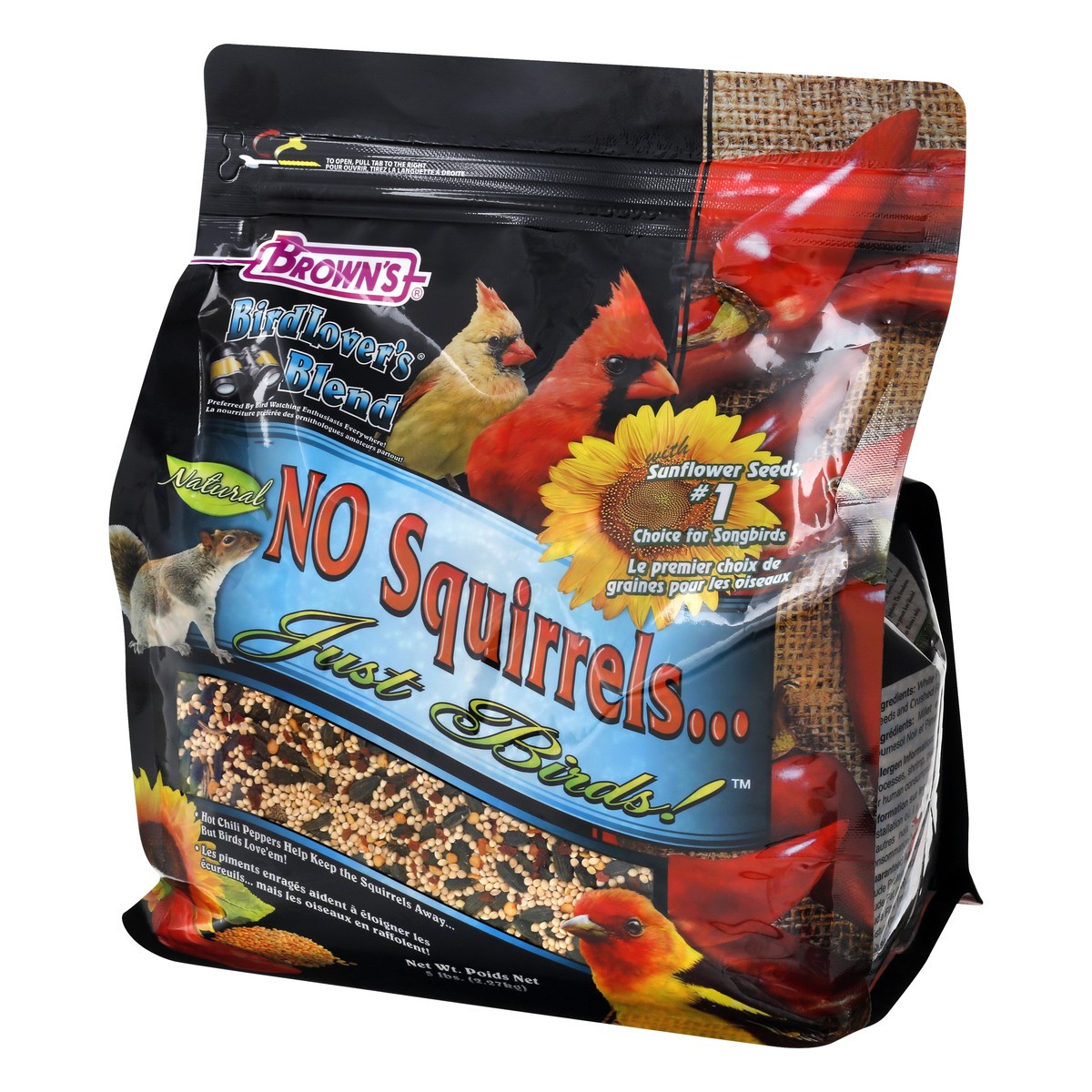 slide 6 of 12, Brown's Just Birds Birdlover's Blend 5 lb, 5 lb