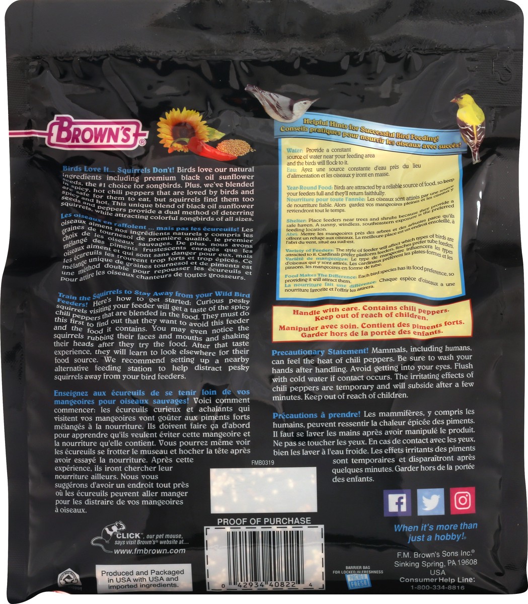 slide 5 of 12, Brown's Just Birds Birdlover's Blend 5 lb, 5 lb