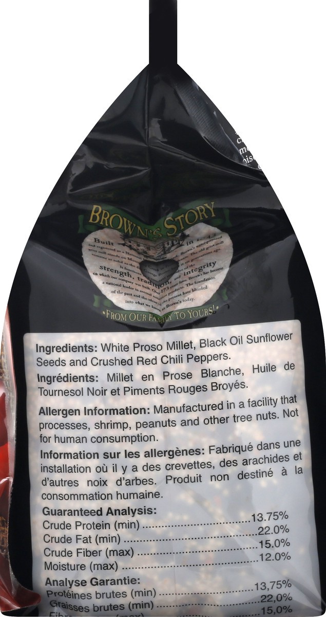 slide 11 of 12, Brown's Just Birds Birdlover's Blend 5 lb, 5 lb