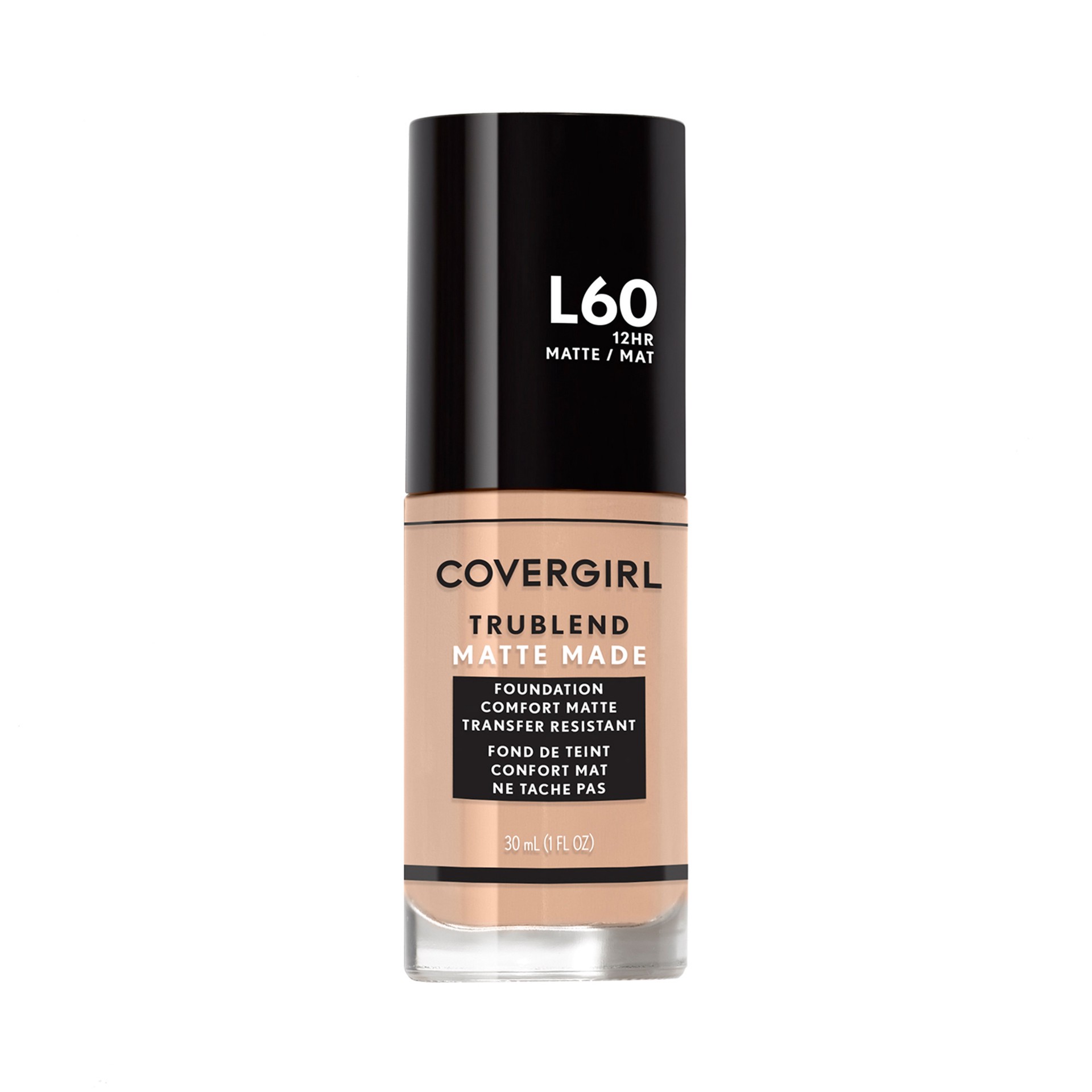 slide 1 of 1, Covergirl COVERGIRL TruBlend Matte Made Liquid Foundation, Light Nude, Bottle FL OZ (30 mL), 1 oz