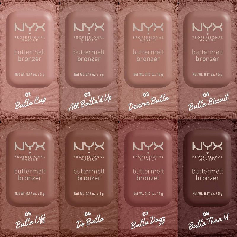 slide 6 of 9, NYX Professional Makeup Buttermelt Bronzer - All Butta'D Up - 0.17oz, 0.17 oz