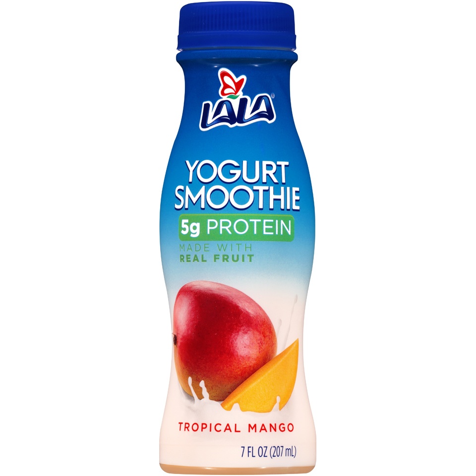 slide 1 of 1, LALA Tropical Mango Yogurt Smoothie, 7 fl oz