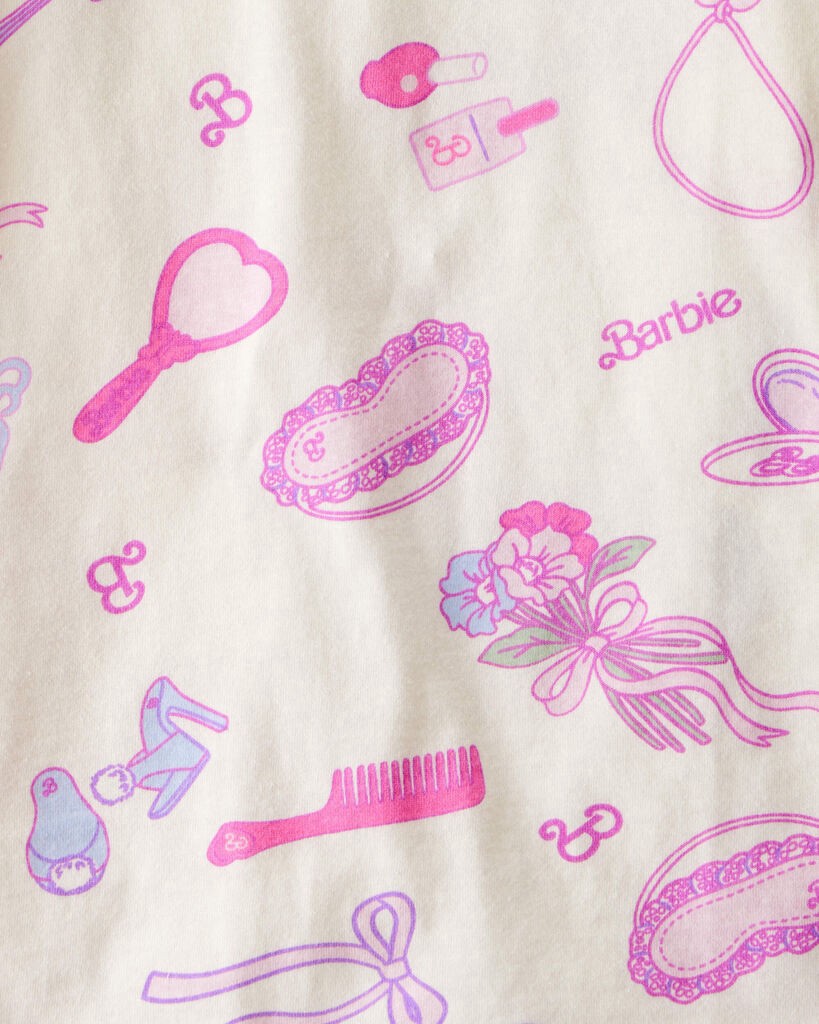 slide 6 of 6, Carter's Girls 3-Pack Barbie Long-Sleeve Graphic Tees Multi 14, 1 ct