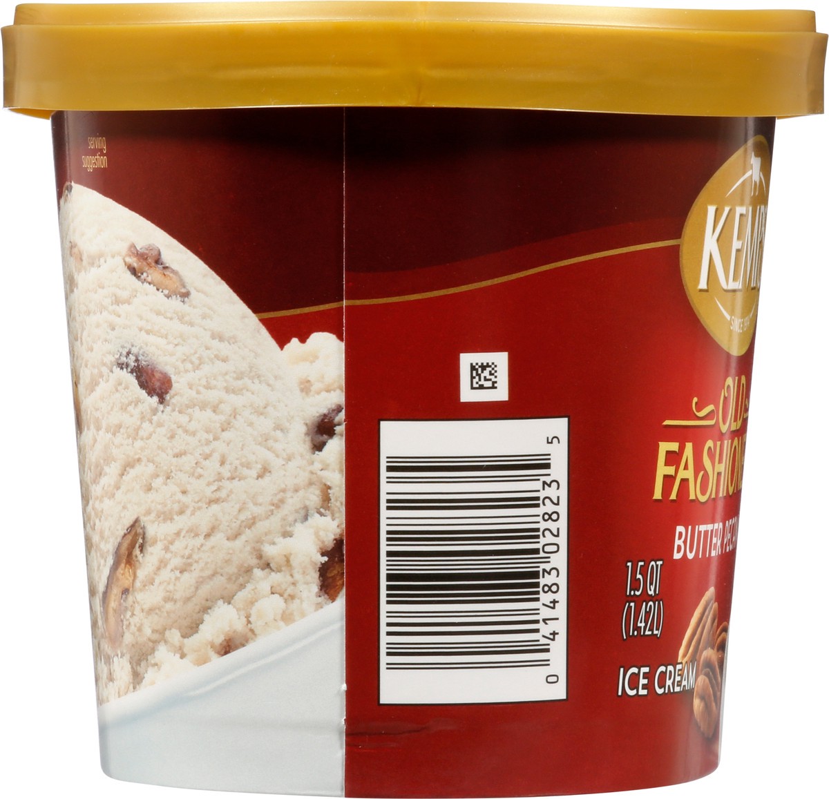 slide 8 of 9, Kemps Old Fashioned Butter Pecan Ice Cream, 48 fl oz