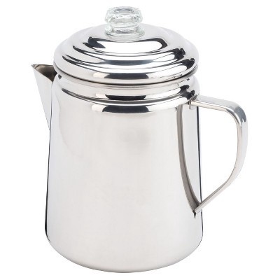 slide 1 of 1, Coleman 12 Cup Stainless Steel Percolator, 1 ct