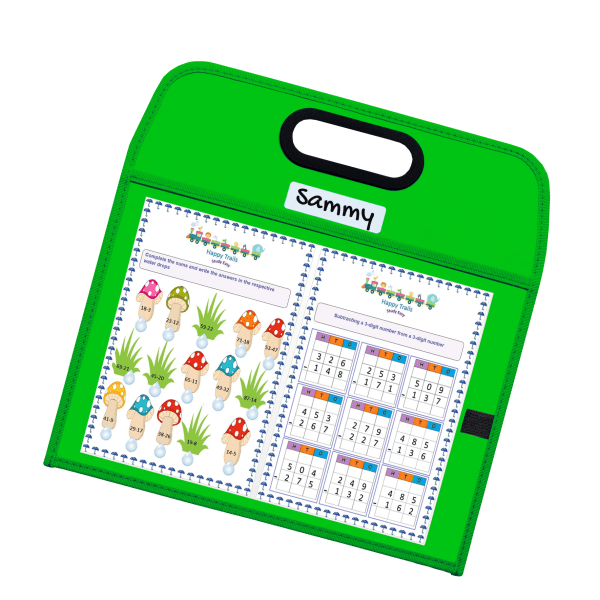 slide 6 of 8, C-Line Reusable Dry-Erase Pocket, 8-1/2'' X 11'', Red, 1 ct