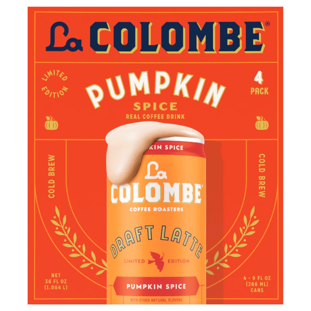 slide 11 of 12, La Colombe Pumpkin Spice Draft Latte - 4 ct, 4 ct