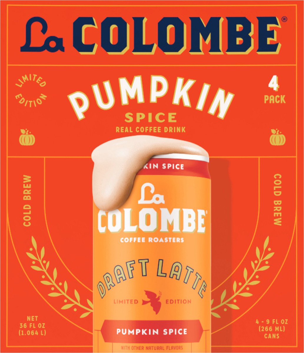 slide 12 of 12, La Colombe Pumpkin Spice Draft Latte - 4 ct, 4 ct