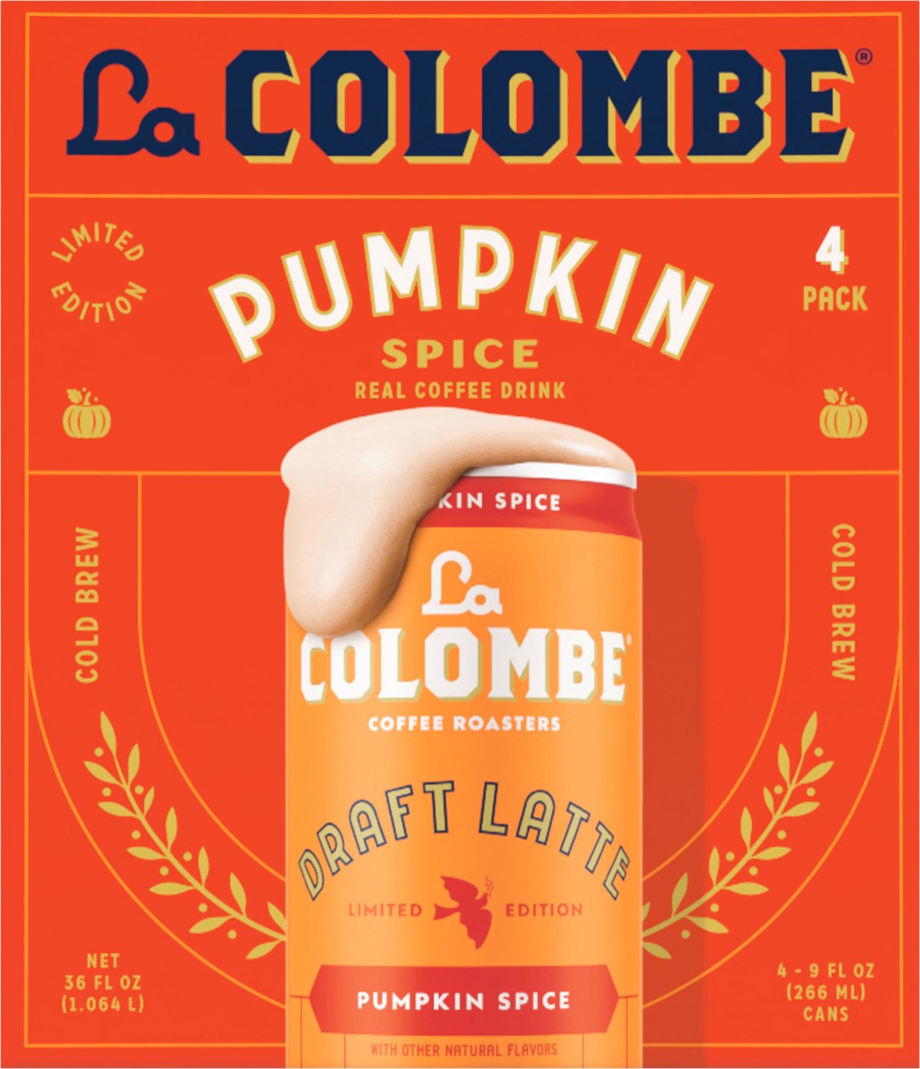 slide 7 of 12, La Colombe Pumpkin Spice Draft Latte - 4 ct, 4 ct