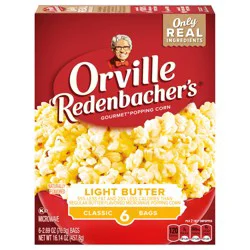 Orville Redenbacher's Gourmet Classic Bags Light Butter Popping Corn Bag 6 ea