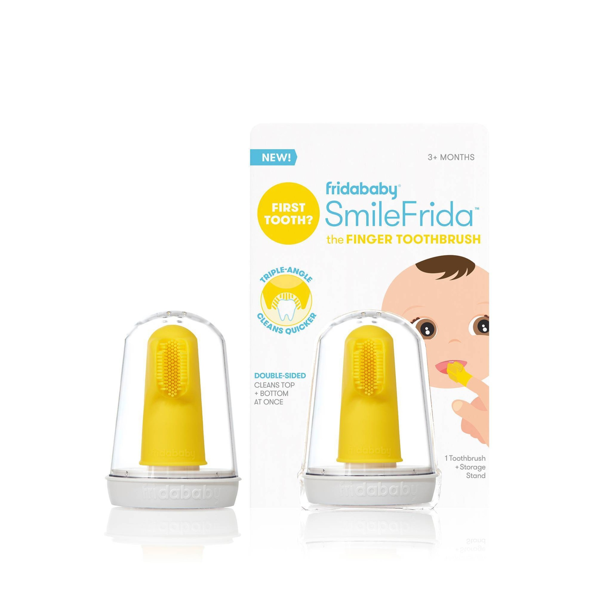 slide 1 of 1, Fridababy SmileFrida Finger Toothbrush, 1 ct