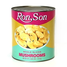 slide 1 of 1, Ron Son Whole Sliced Mushrooms, 120 oz
