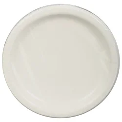 First Street Artstyle White Paper Plate 6.75 Inch