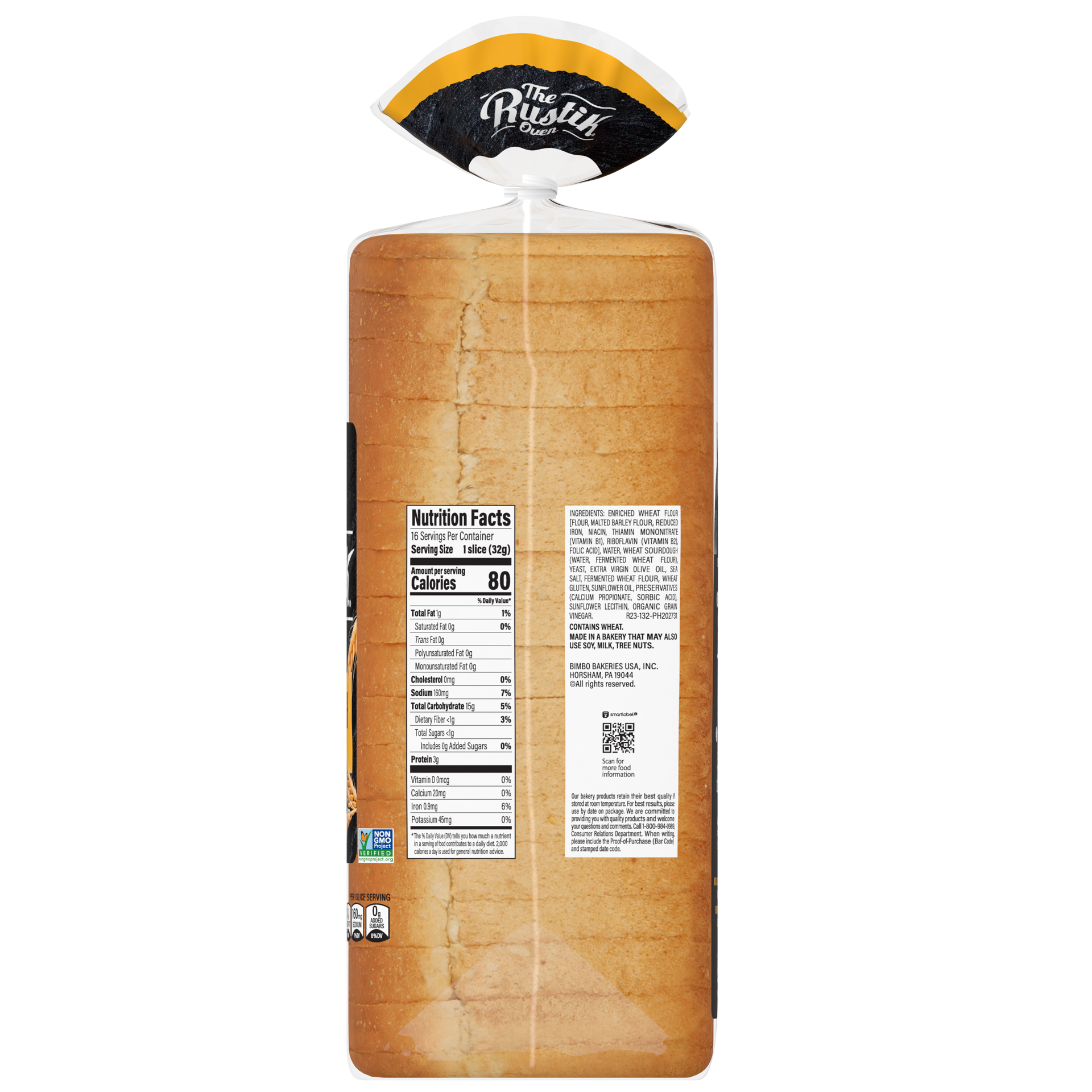 slide 8 of 9, The Rustik Oven Sourdough Bread, 18 oz, Sourdough Bread, Bag, 18 oz