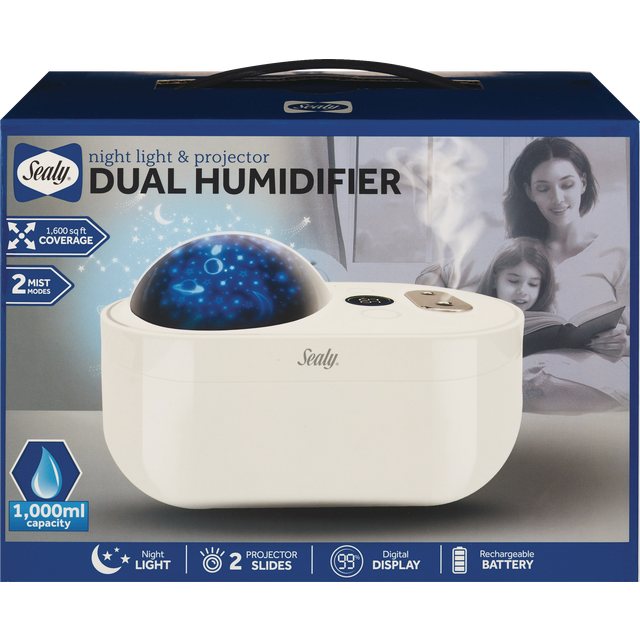 slide 1 of 1, SEALY Dual Spray Humidifier Projectr, 1 ct
