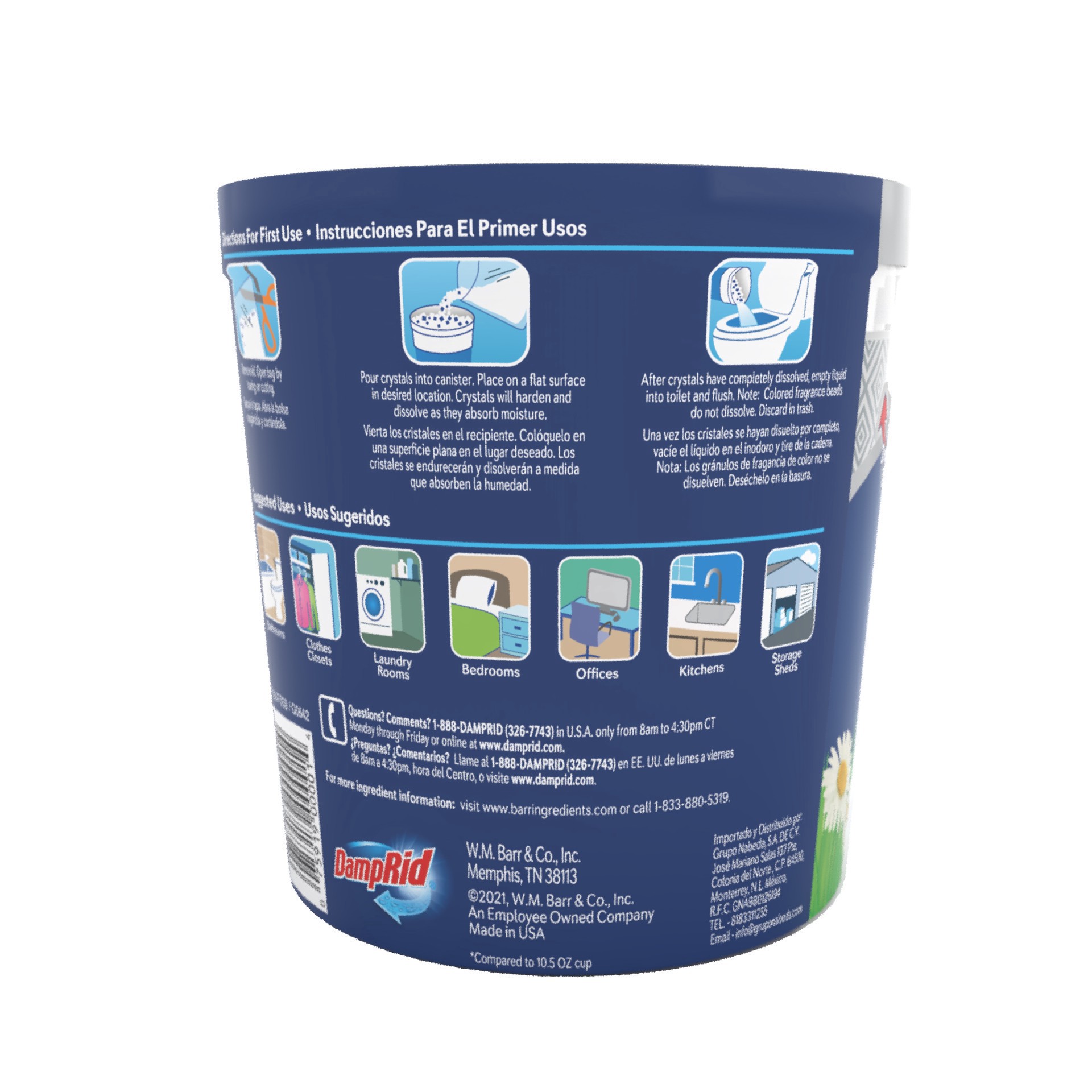 slide 2 of 5, DampRid Fresh Scent Moisture Absorber 11 oz, 11 oz