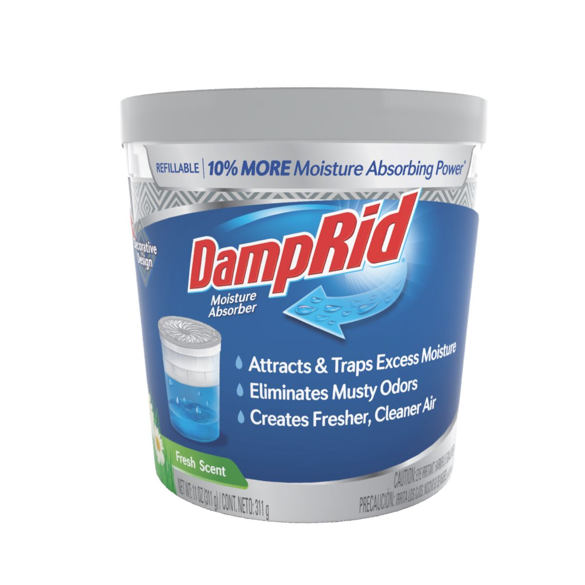 slide 1 of 5, DampRid Fresh Scent Moisture Absorber 11 oz, 11 oz
