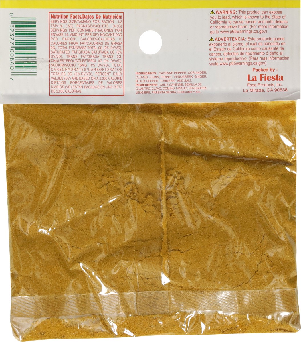 slide 12 of 14, La Fiesta Curry Powder 1 oz, 1 oz