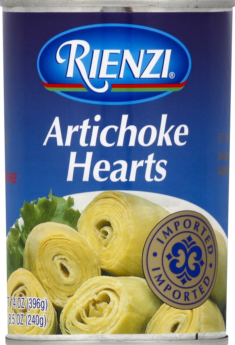 slide 2 of 2, Rienzi Artichoke Hearts 14 oz, 14 oz