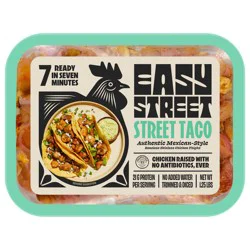 Easy Street Street Taco Pre-Diced, Dry-Rub Seasoned Chicken Thighs