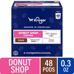 Kroger Donut Shop Medium Roast K-Cup Coffee Pods, 48 ct