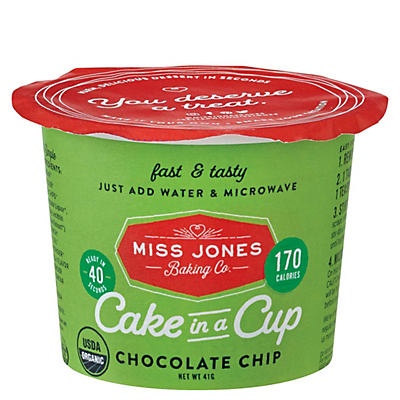 slide 1 of 1, Miss Jones Baking Co. Chocolate Chip Cake In A Cup, 41 gram