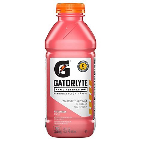 slide 1 of 1, Gatorlyte Electrolyte Beverage Watermelon Bottle - 20 Fz, 20 fl oz