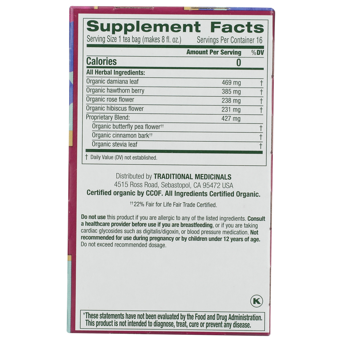 slide 4 of 4, Trad Med Rosy Mood, 16 ct