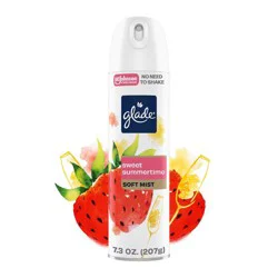 Glade Odor Fighting Soft Mist Air Freshener Room Spray, Sweet Summertime, 7.3oz., 1 count