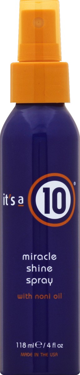 slide 2 of 2, It's a 10 Shine Spray 4 oz, 4 oz