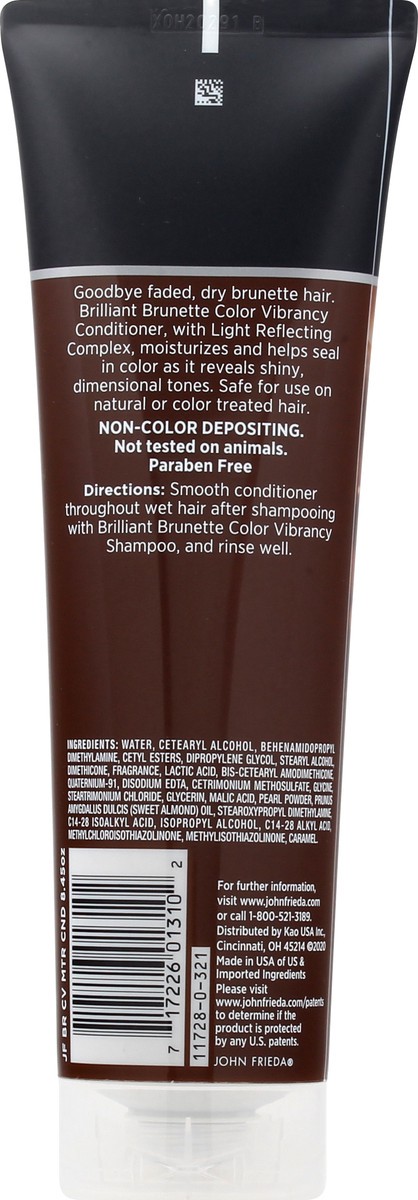 slide 2 of 9, John Frieda Brilliant Brunette Moisturizing Conditioner, 8.45 fl oz