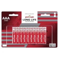 Giant Eagle Aaa Alkaline Batteries