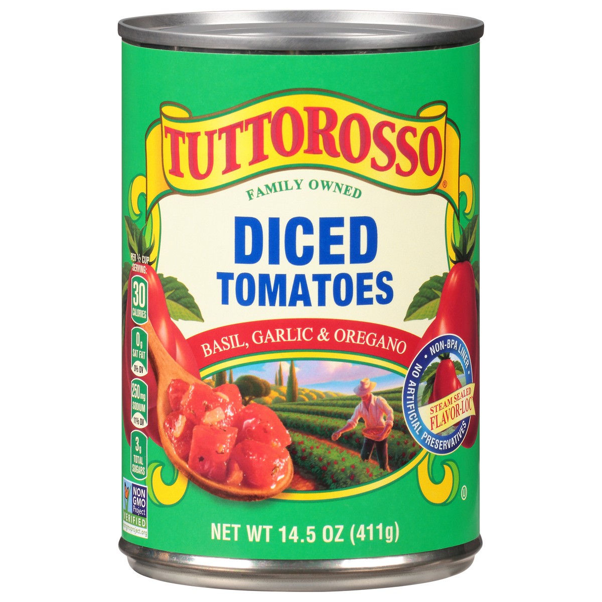 slide 3 of 9, Tuttorosso Diced Tomatoes, 