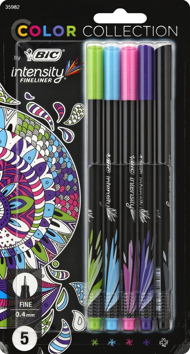 slide 1 of 6, BIC Marker Pens 5 ea, 5 ct