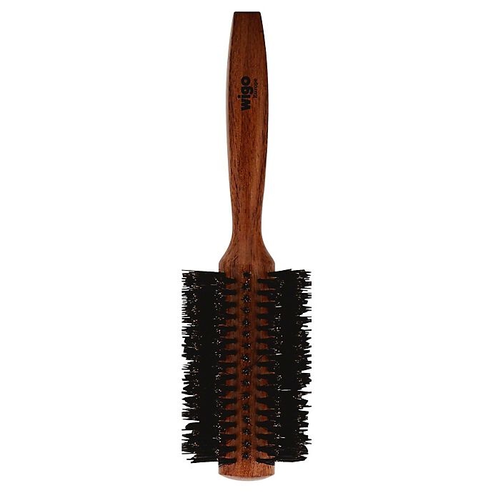 Round Wooden 100% Boar Bristle Brush - Wigo