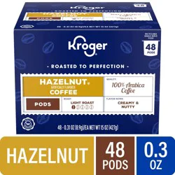 Kroger Hazelnut Light Roast K-Cup Coffee Pods, 48 ct