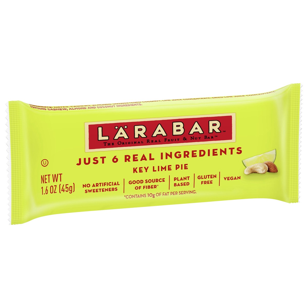 slide 6 of 9, LÄRABAR Key Lime Pie Fruit & Nut Bar 1.6 oz, 1.6 oz