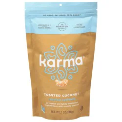 Karma Cashews, Roasted, Toasted Coconut 7 Oz