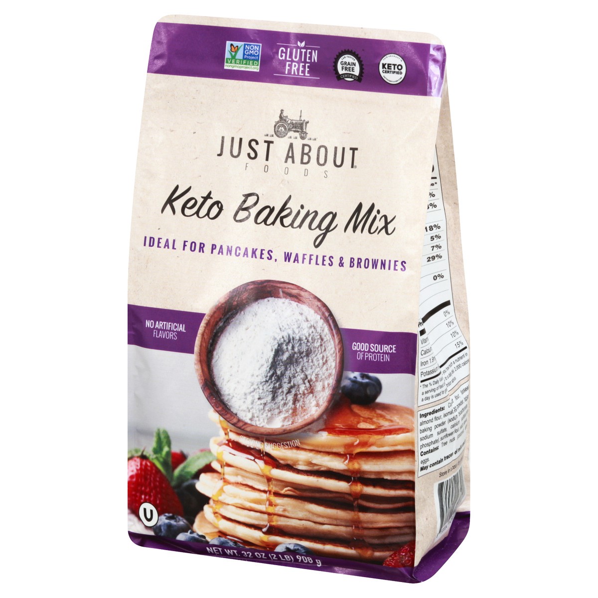 slide 8 of 12, Just About Foods Keto Baking Mix 32 oz, 32 oz