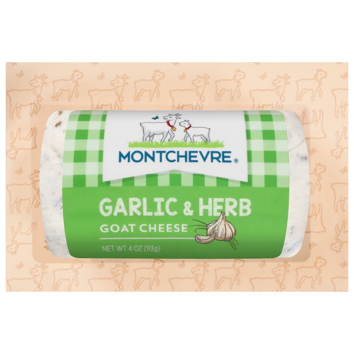 slide 1 of 7, Montchevre Garlic & Herbs Goat Cheese Log 4 oz, 4 oz