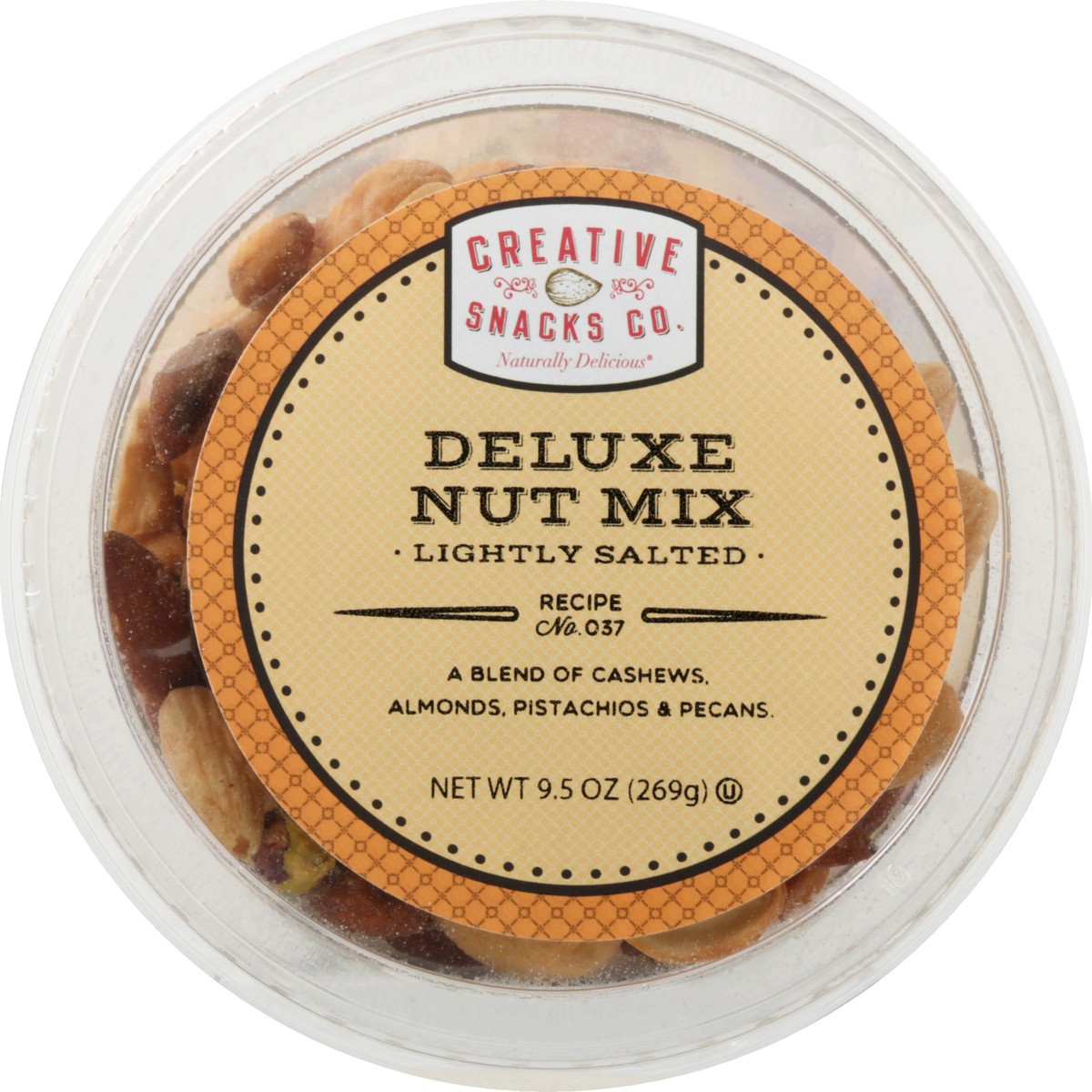 slide 2 of 8, Creative Snacks Lightly Salted Deluxe Nut Mix 9.5 oz, 9.5 oz