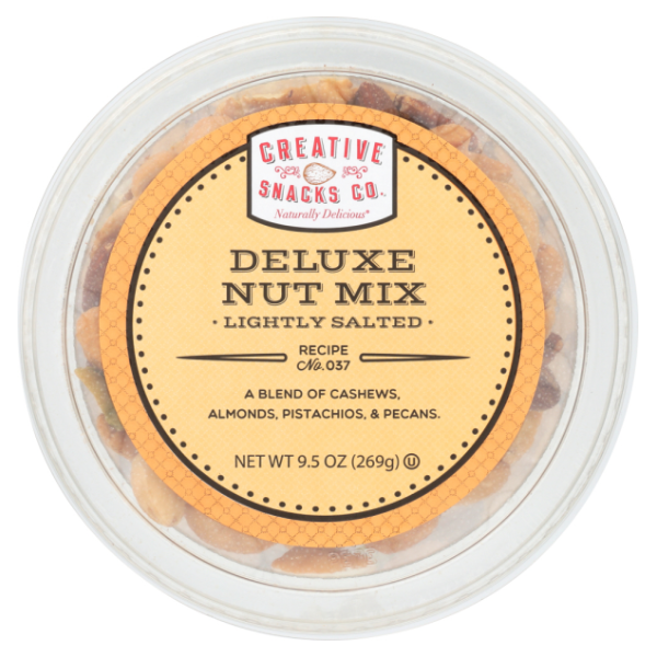 slide 1 of 1, Creative Snacks Co. Deluxe Nut Mix Roasted & Salted, 9.5 oz
