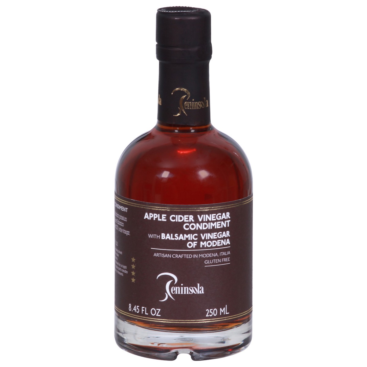 slide 3 of 4, Peninsola Apple Cider Vinegar Condiment with Balsamic Vinegar of Modena 8.45 fl oz, 8.45 oz